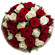букет из красных и белых роз. Амстердам