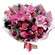 букет из роз и тюльпанов с лилией. Амстердам